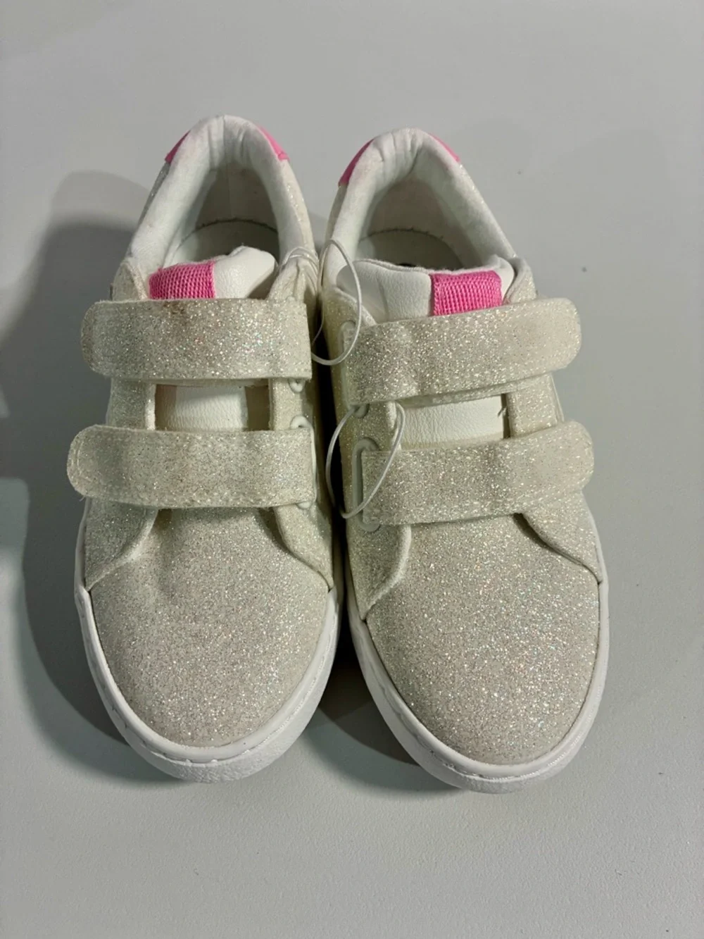 Cat & Jack Girls Glitter Sneakers with Stars - Picture 2 of 6